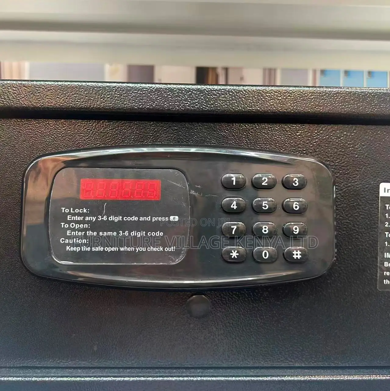 Digital Laptop-Size Fireproof Safe Box