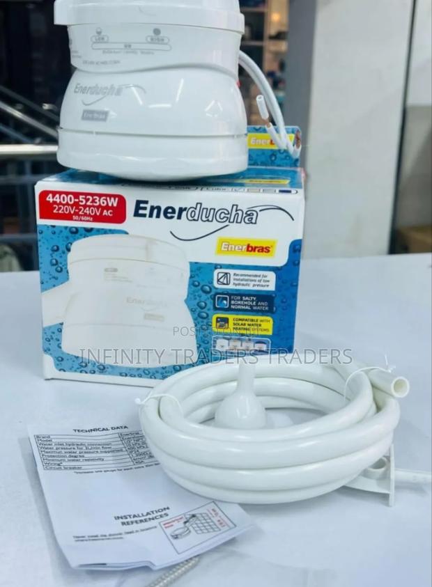 Enerbras Enerducha 3t Instant Shower Head for Salty Water