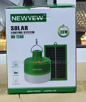 *Nv-T248 30watts Solar Rechargeable Lamp
