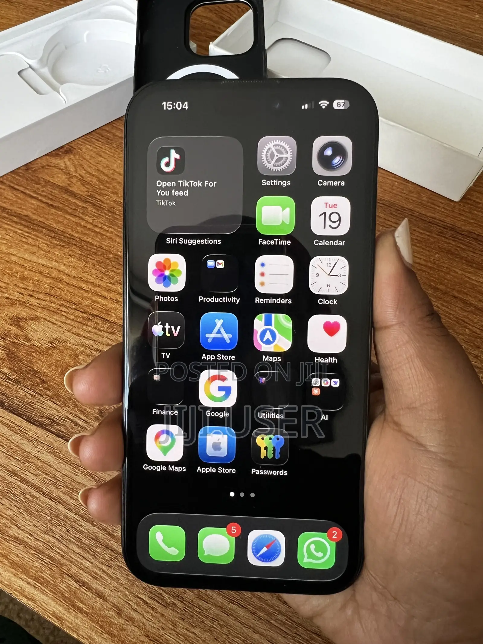 Apple iPhone 15 Pro 256 GB Black