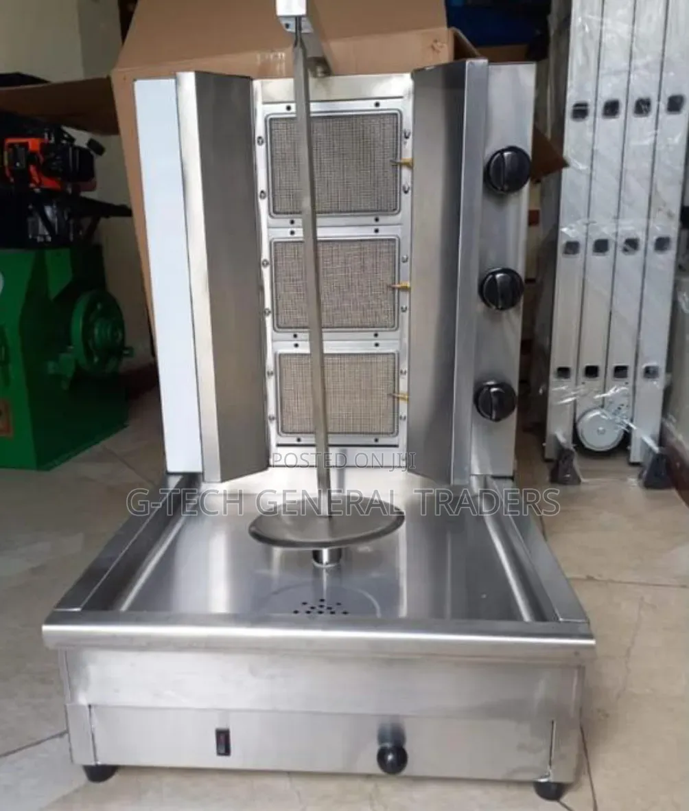Commercial Shawarma 3 Gas Burner Energy Saver Machine
