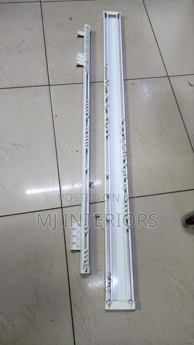 Professional Deluxe Double Curtain Rail - main view