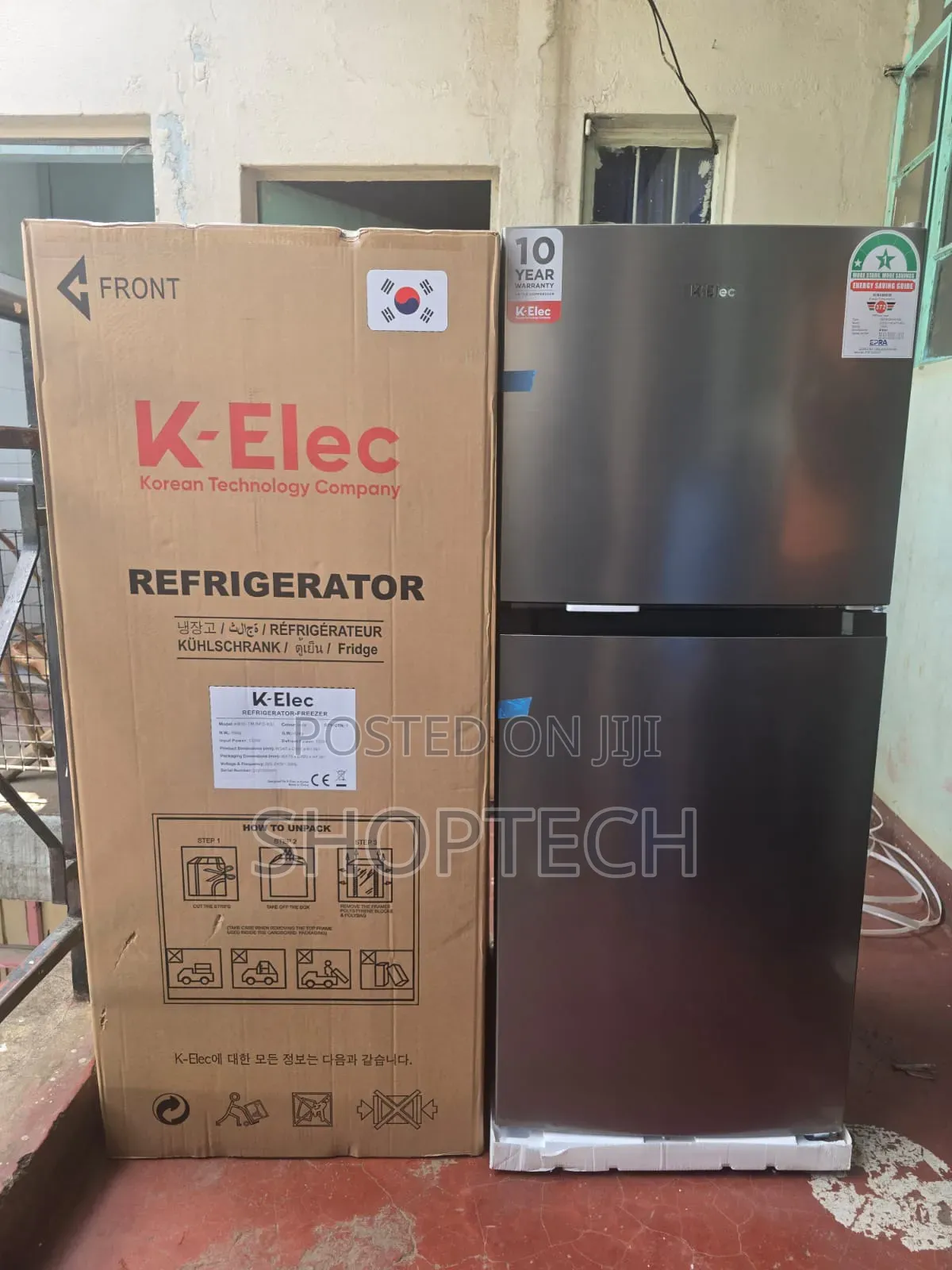 K-Elec 181 Litres Double Door No Frost Refrigerator