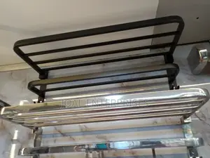 Silver Towel Rack