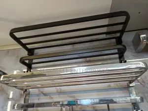 Silver Towel Rack