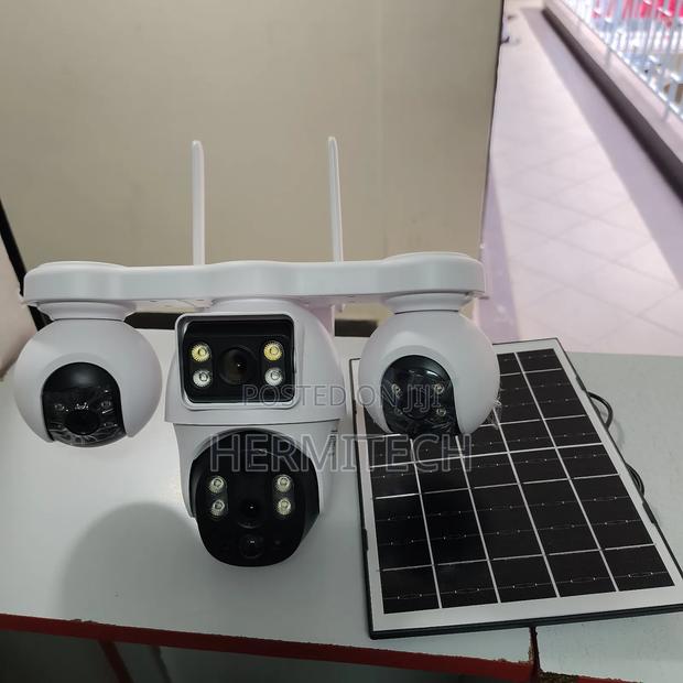Outdoor Solar Powered CCTV Camera Security System