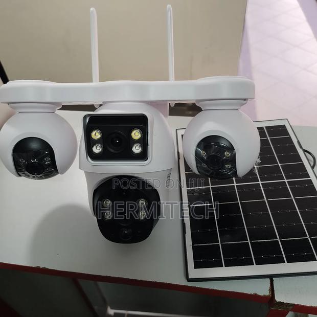 Outdoor Solar Powered CCTV Camera Security System - thumbnail 2