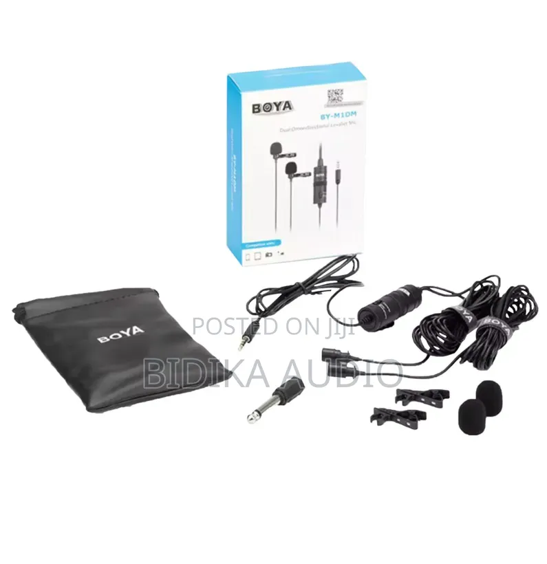 Original Boya Wired Dual Microphone