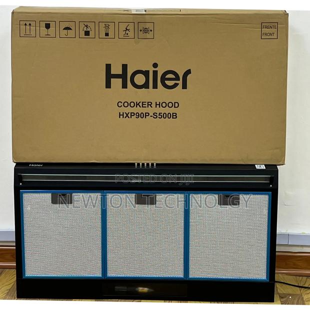 Haier 90cm Professional Kitchen Chimney Hood Hxp90p-S500b–