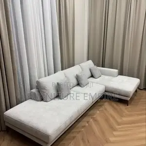 Modern White L Shaped Seat