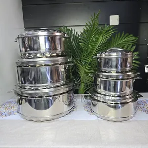 *6pc Stainless Steel Hotpots*
