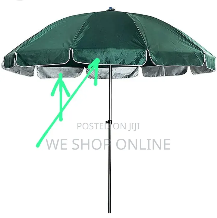 Double Layer Outdoor Umbrellas 2.4m Diameter