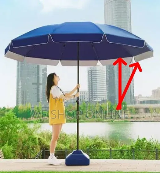 Double Layer Outdoor Umbrellas 2.4m Diameter
