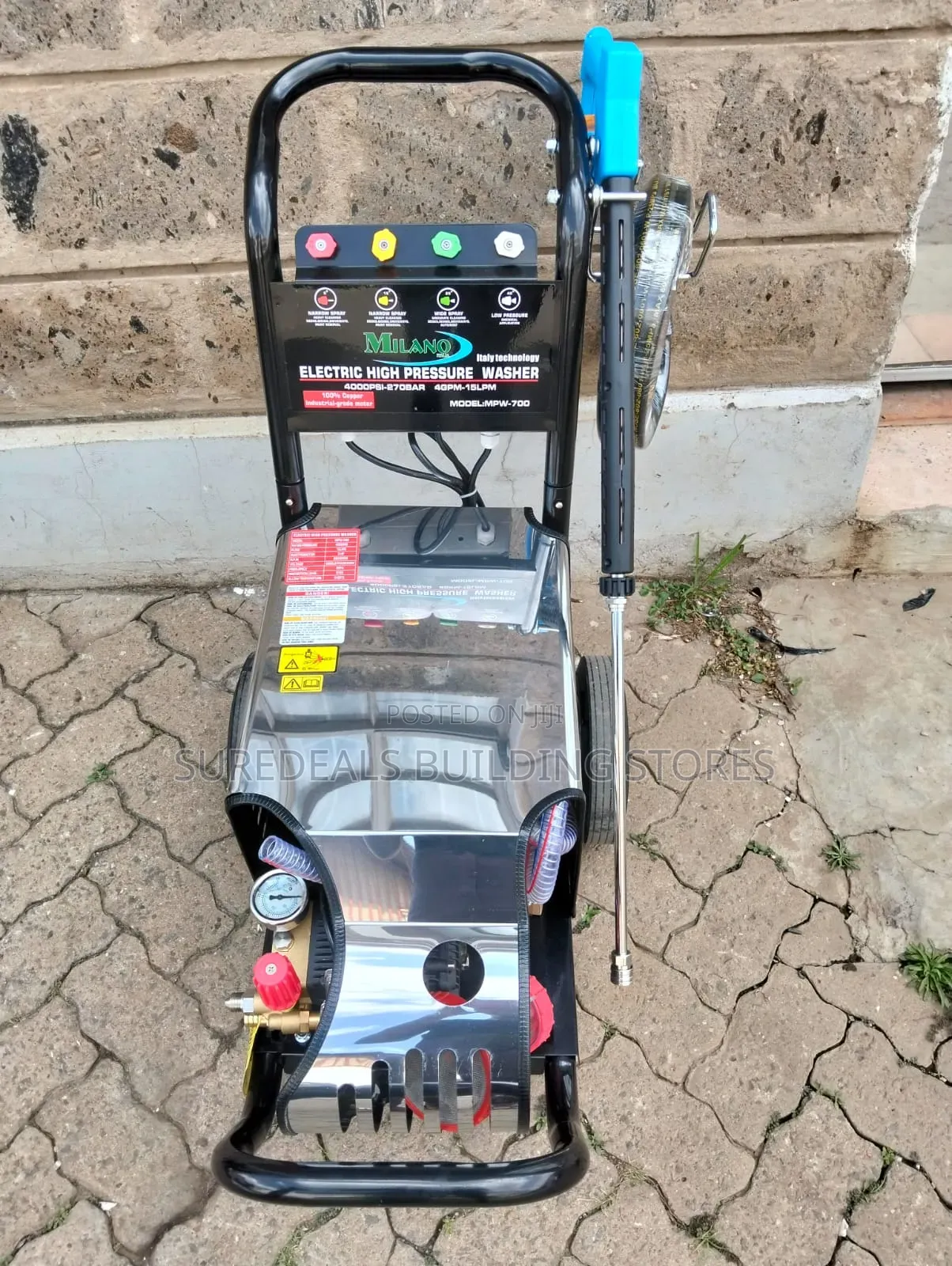 Electric High-Pressure Washer With a 4000 Psi