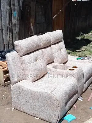 Beige Semi Recliner Seat