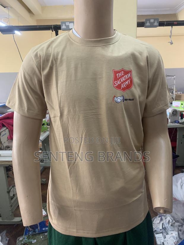 Branded Round Neck Cotton Tshirt - thumbnail 3