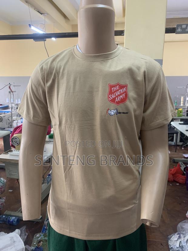 Branded Round Neck Cotton Tshirt - thumbnail 4