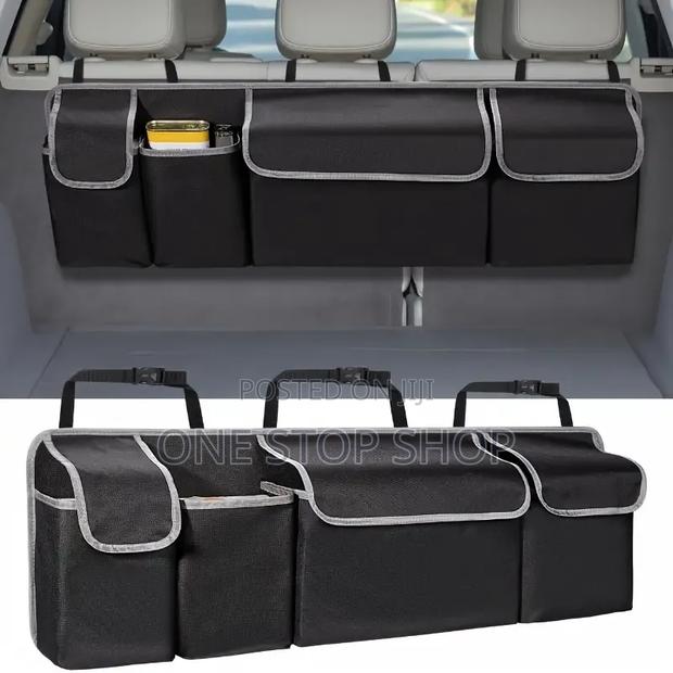 Multifunctional Fabric Backseat or Trunk Organizer