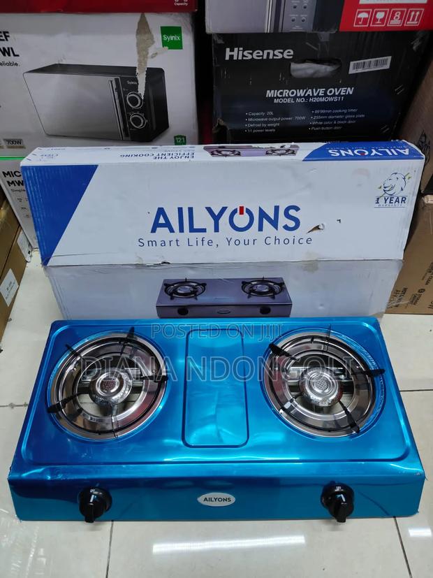 Silver Silver! Ailyons Table Top Metallic Two-Burner at KSH *1350
