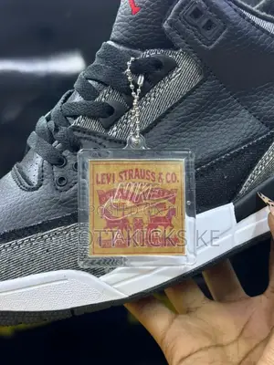 Levi's X Air Jordan 3 Black Denim