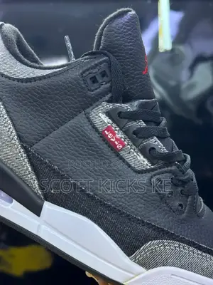 Levi's X Air Jordan 3 Black Denim