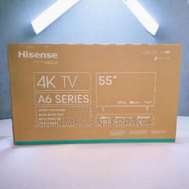 Hisense 55inch A6 Series Smart Android Frameless Tv Vidaa