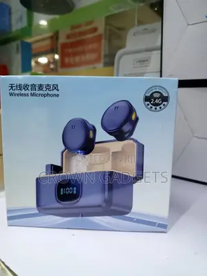 Q8 Wireless Microphone Magnetic Clip Mic With Charging Case