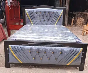 Grey Moket Bed