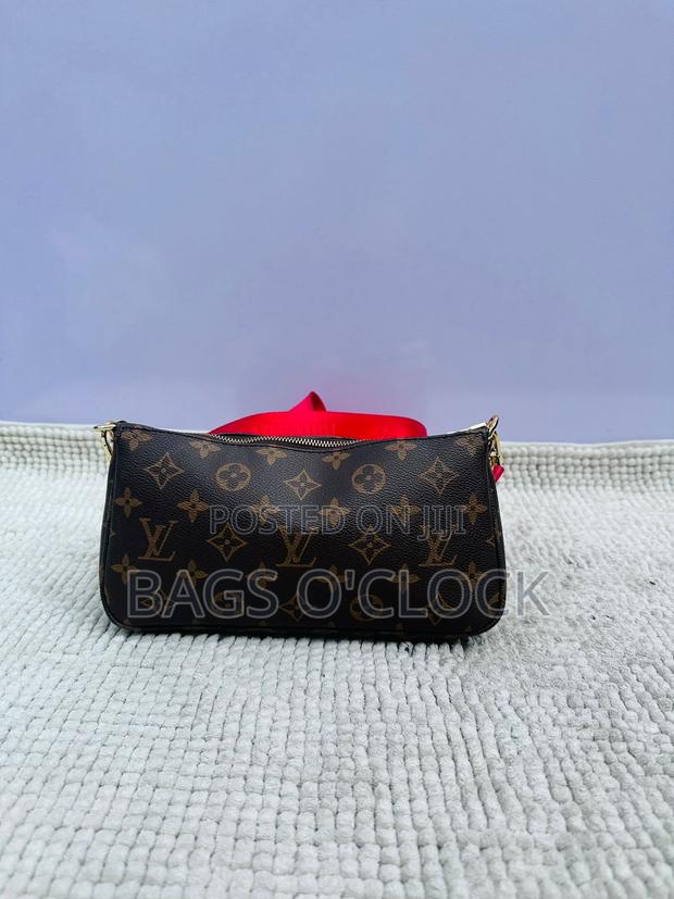 Louis Vuitton Multi Pochette Accessoires Monogram With Red Strap - thumbnail 2
