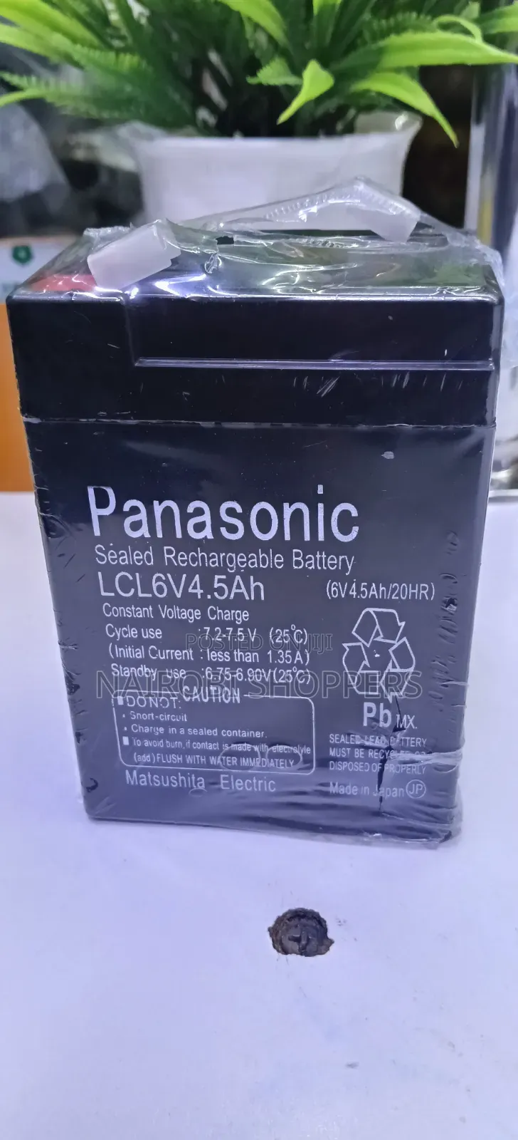 Weighing Scale Battery 6v Panasonic