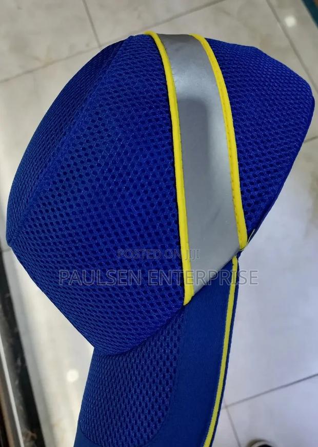Blue Mesh Bump Cap