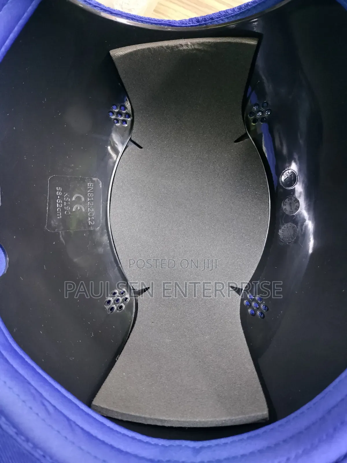 Blue Mesh Bump Cap
