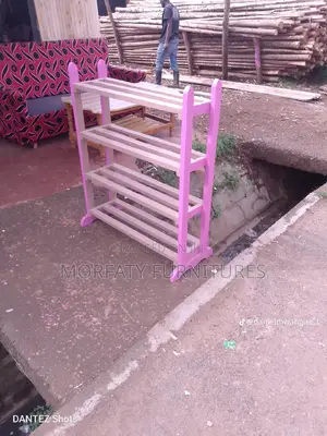 Pink Shoe Rack