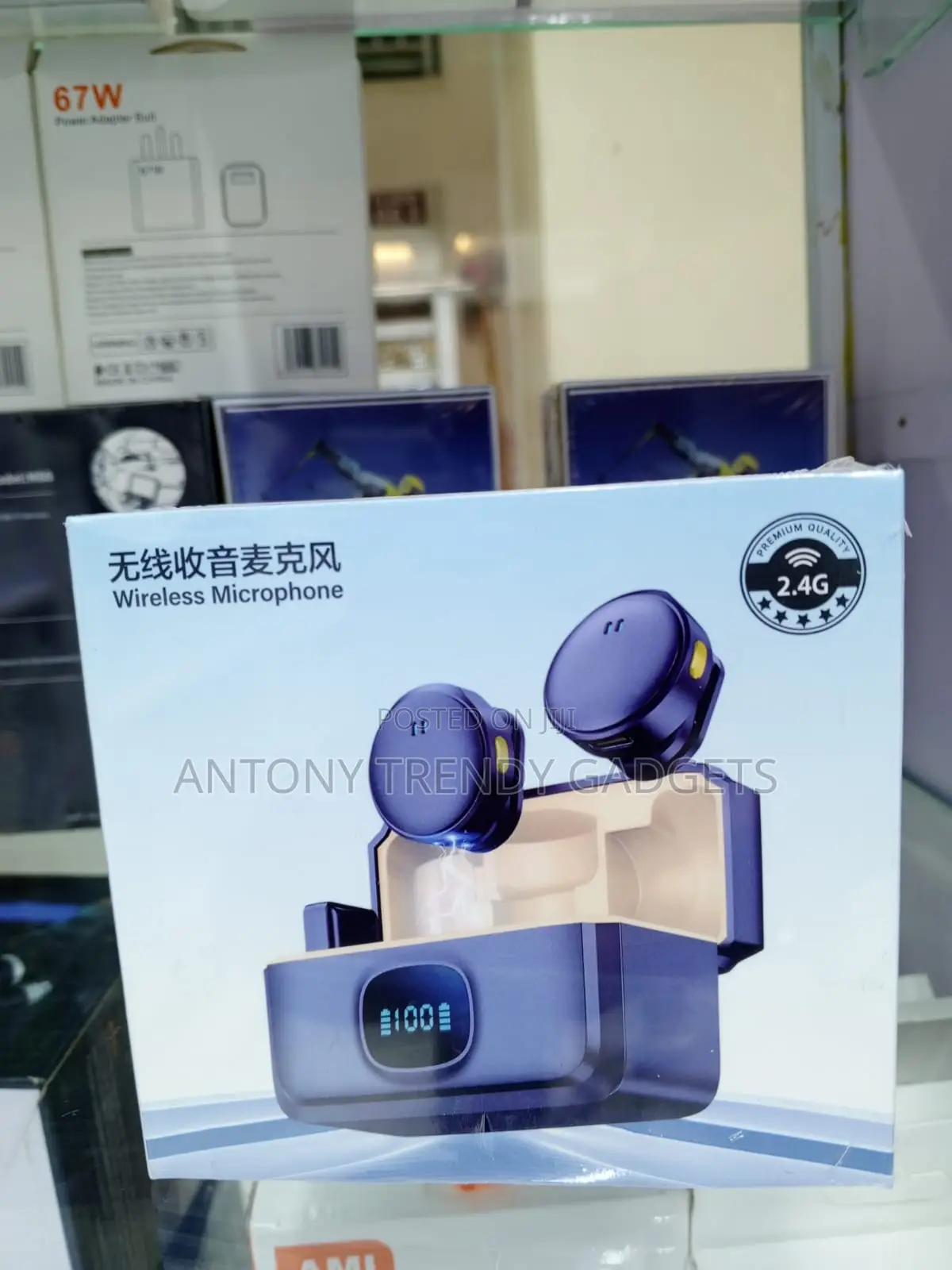 Q8 Wireless Lavalier Microphone Anc Noise Reduction System