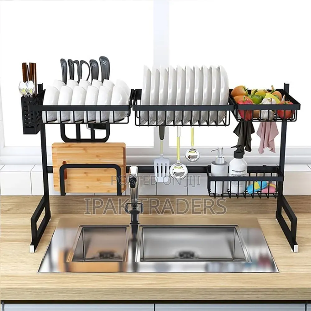 Single Over the Sink Black 85cm