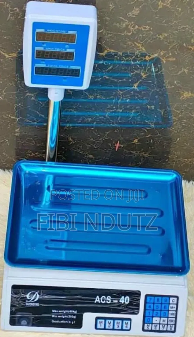 Acs 40kg Weighing Scale Machine/40kg Butchery Weighing Scale