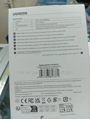Ugreen Usb-C to Gigabit Ethernet Adapter