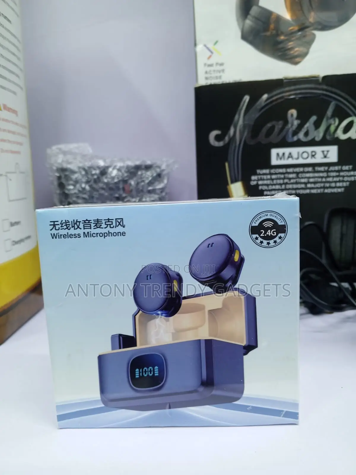 Q8 Wireless Lavalier Mic Magnetic Clip Noise Reduction Kit