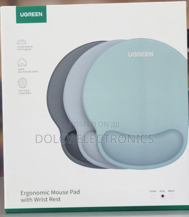 U Green Ergonomic Mouse Pad With Wrist Support.