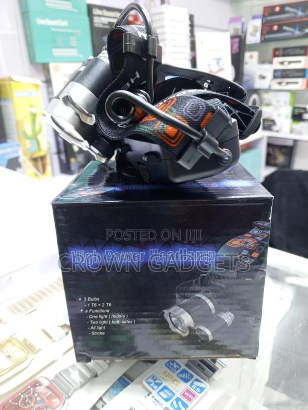3x T6 Led Rechargeable Headlamp Usb Zoom Waterproof Light - thumbnail 3