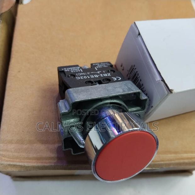 Red Push Button Switch, Start Button Switch - thumbnail 2
