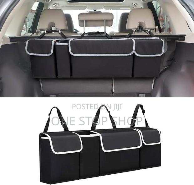 Trunk Hanging Multi Pocket Organizer Hangs on Headrest