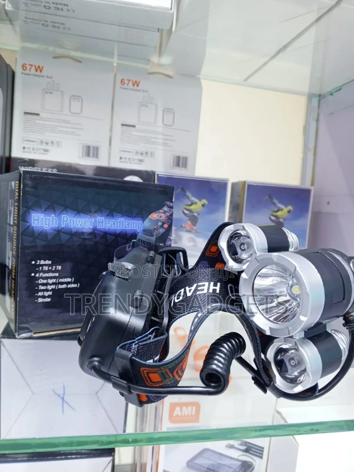 Waterproof T6 Led Headlamp Zoom Focus Camping Light