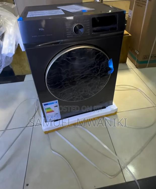 TCL 9kg P1109fl Front Load Washing Machine Full Automatic - thumbnail 2