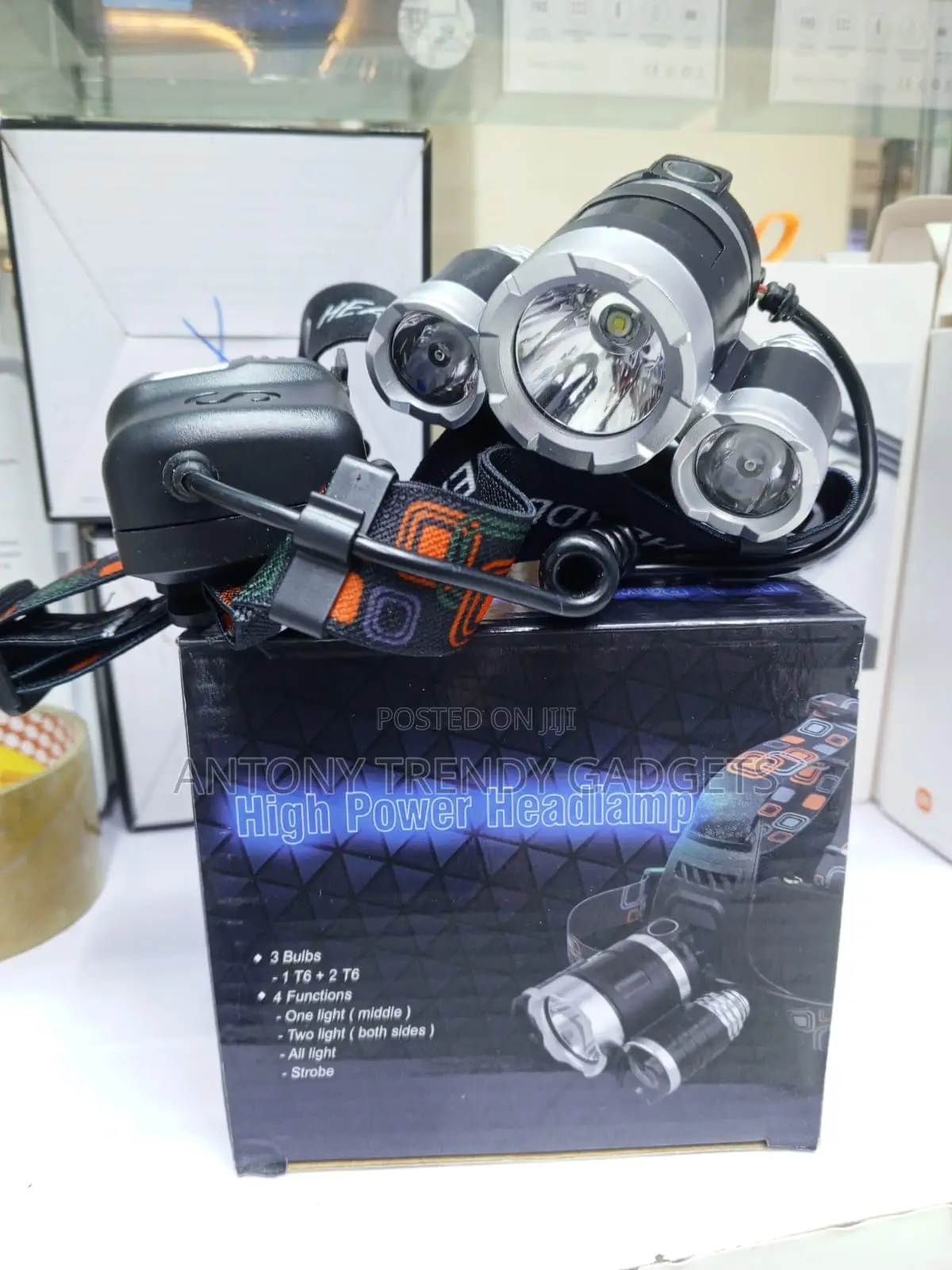 Cree T6 Led Headlamp Usb Rechargeable Outdoor Light