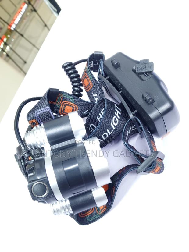 Waterproof 3xt6 Rechargeable Headlamp Emergency Led Light - main view