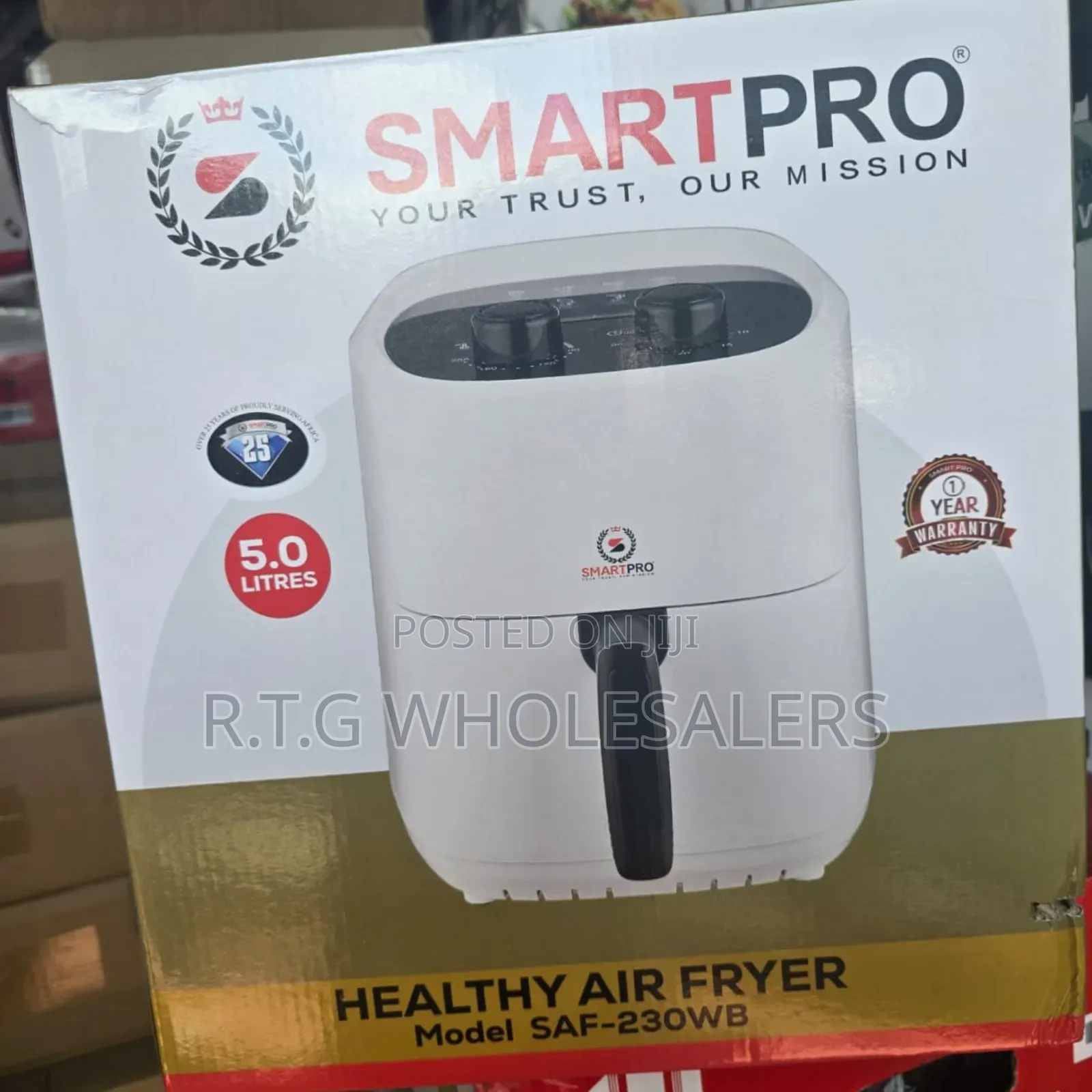 Smart Pro 5l Digital Air Fryer - Healthy Oil-Free Cooking