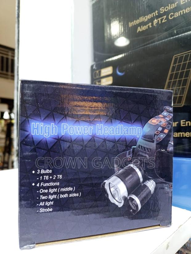 Waterproof 3 Light Led Headlamp Adjustable Zoom Head Torch - thumbnail 2