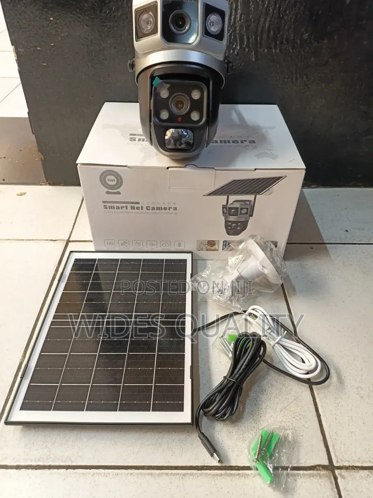 Smart Net Camera Solar-Powered Security CCTV Camera System