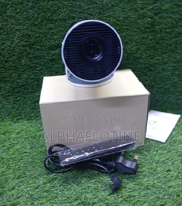 Full Hd Portable Projector - 1080p, Wi-Fi, Bluetooth, White Projector